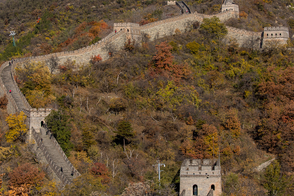 Chinesische Mauer bei Mutianyu
