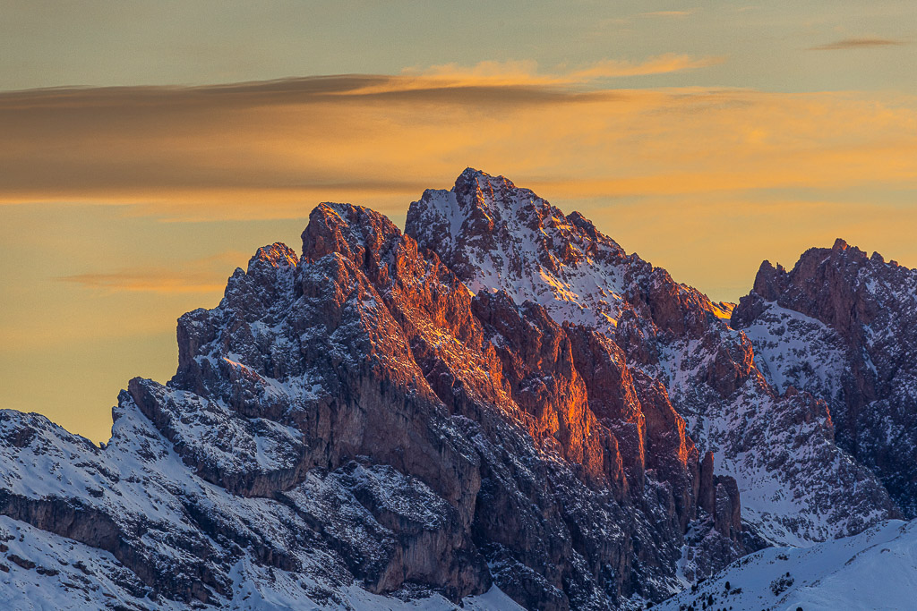 Sonnenaufgang auf der Seiser Alm