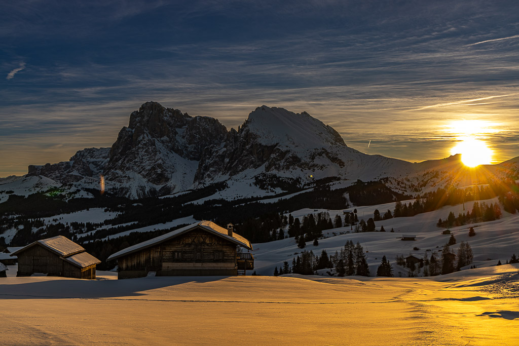 Sonnenaufgang auf der Seiser Alm