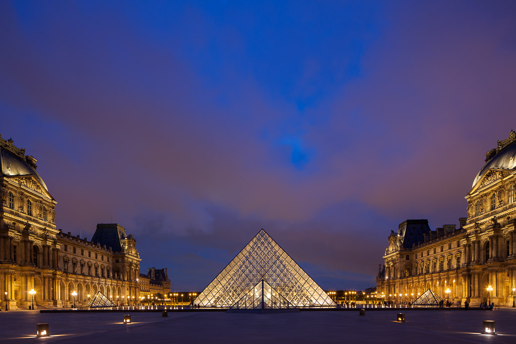 Louvrehof zur Blauen Stunde
