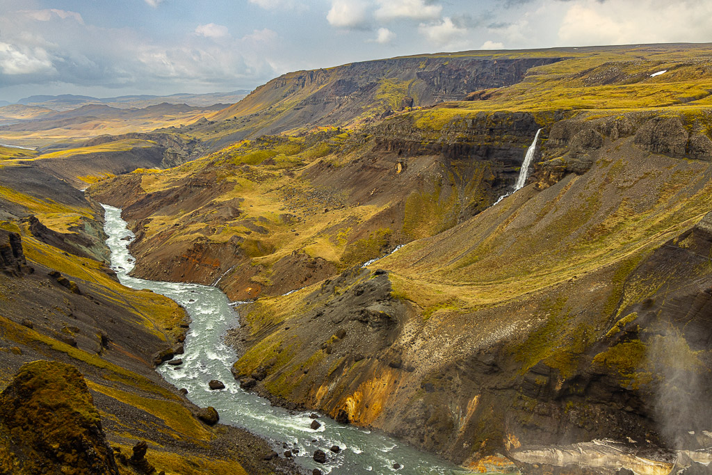 Haifoss Wasserfälle