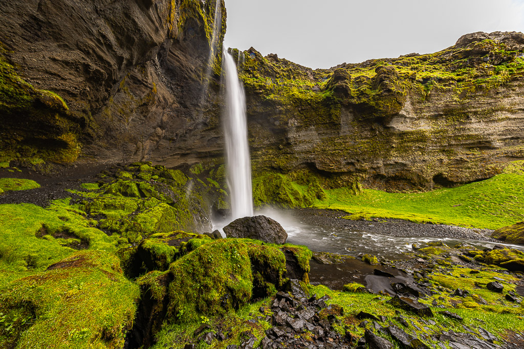 Kvernufoss Wasserfall