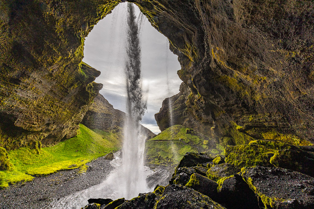 Kvernufoss Wasserfall