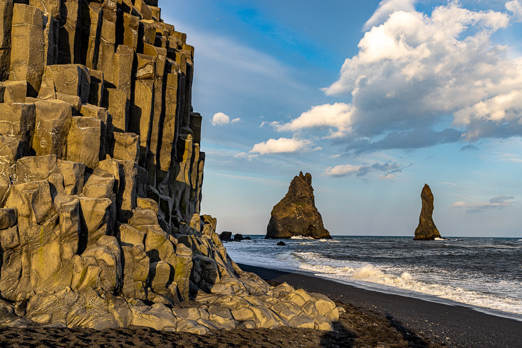 Abend am Reynisfjara Beach