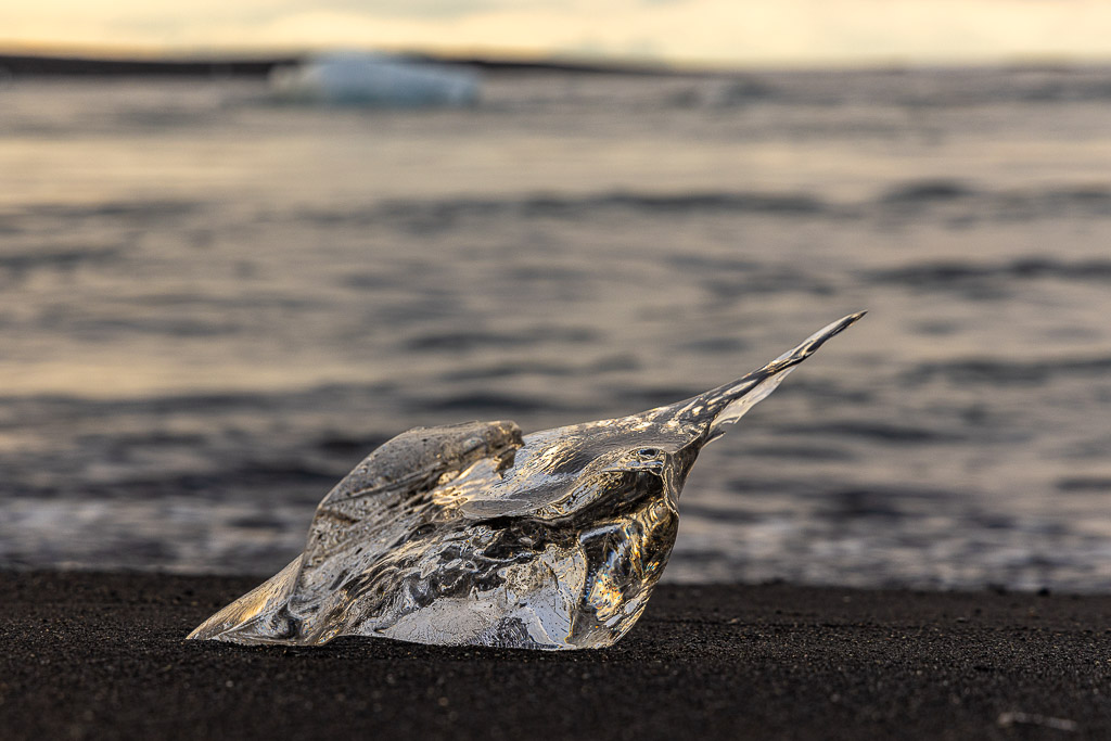 Jökulsarlon am Abend