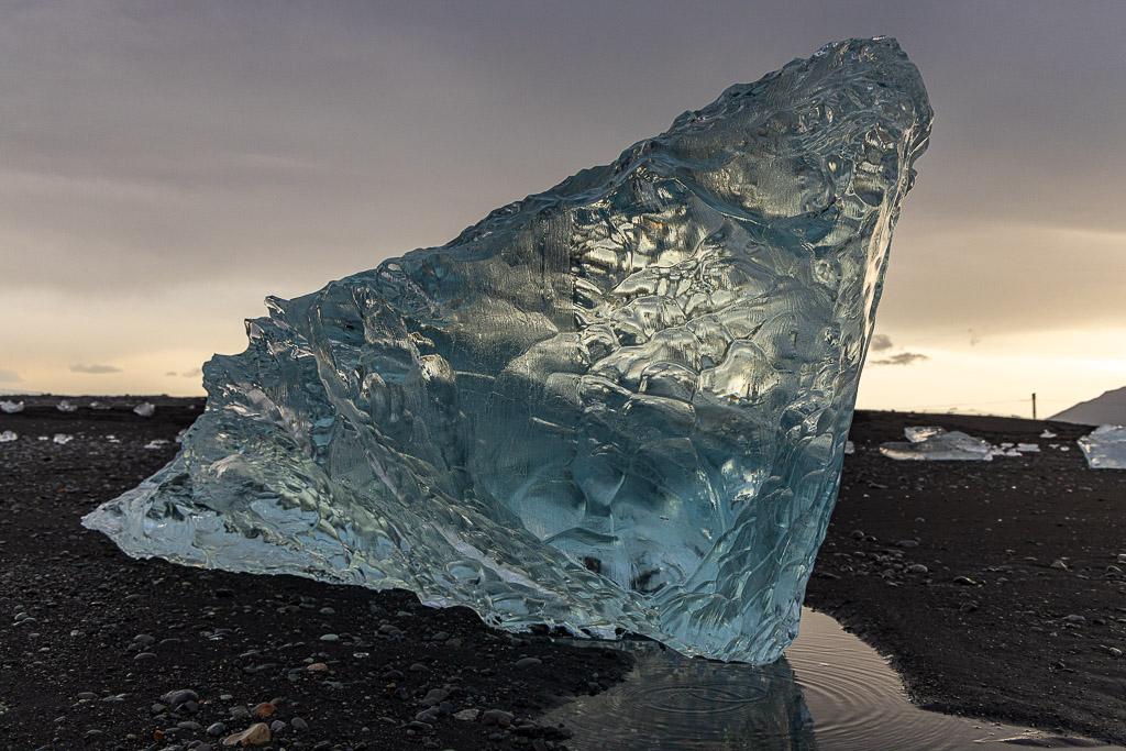 Jökulsarlon am Abend