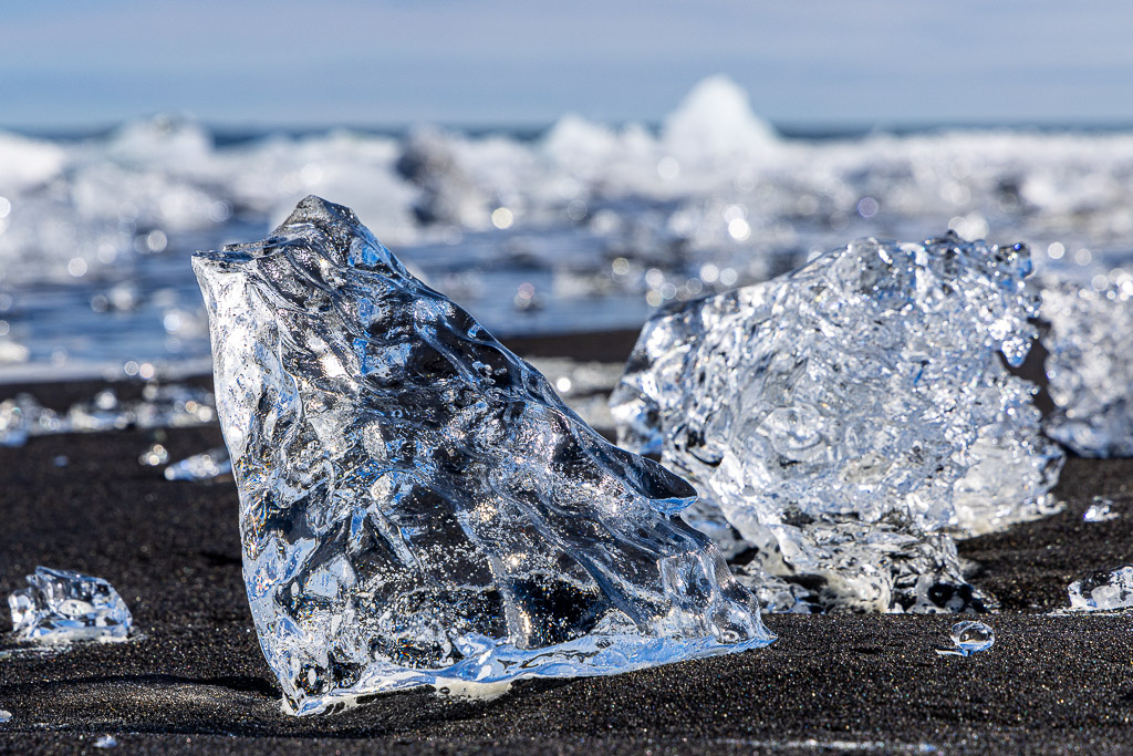 Diamond Beach am Mittag