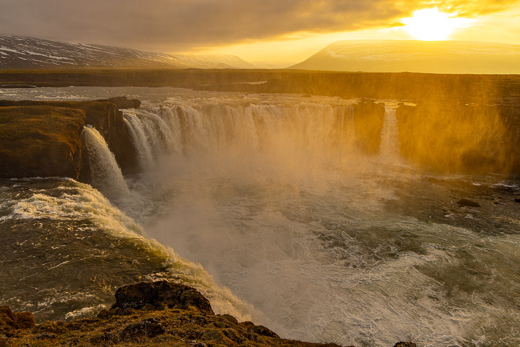 Sunset am Godafoss