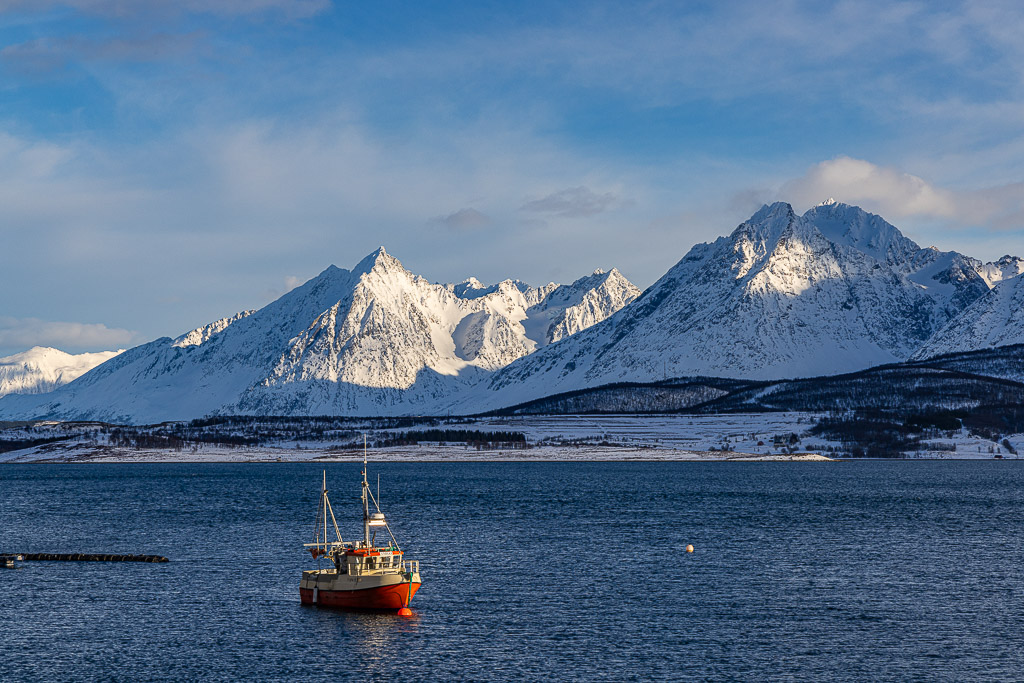 Fjordpanorama bei Sjusnes