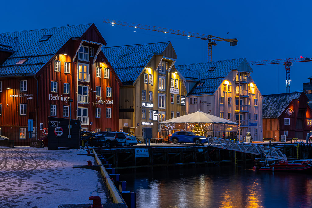 Blaue Stunde in Tromsoe