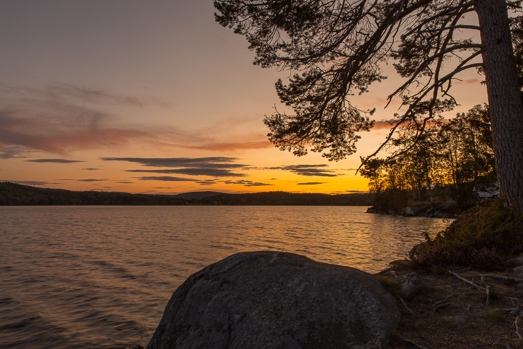 Abend am schwedischen See