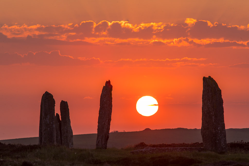Sunset am Ring of Brodgar