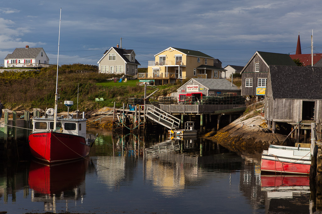 Peggys Cove, Nova Scotia, hafenansicht