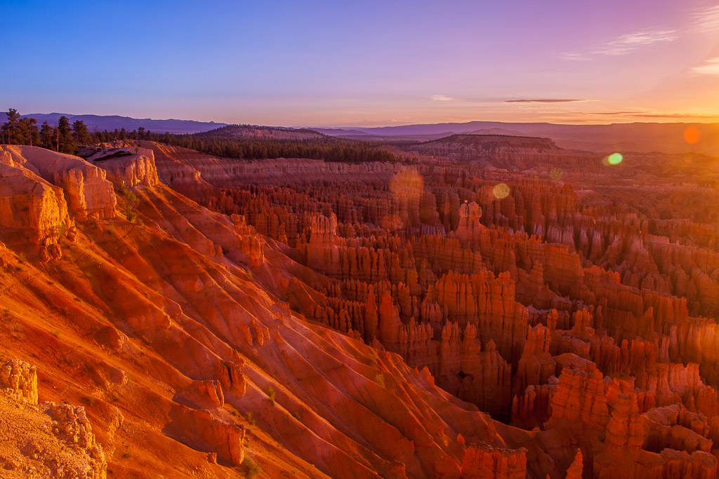 Sunrise at Bryce, Inspiration Point